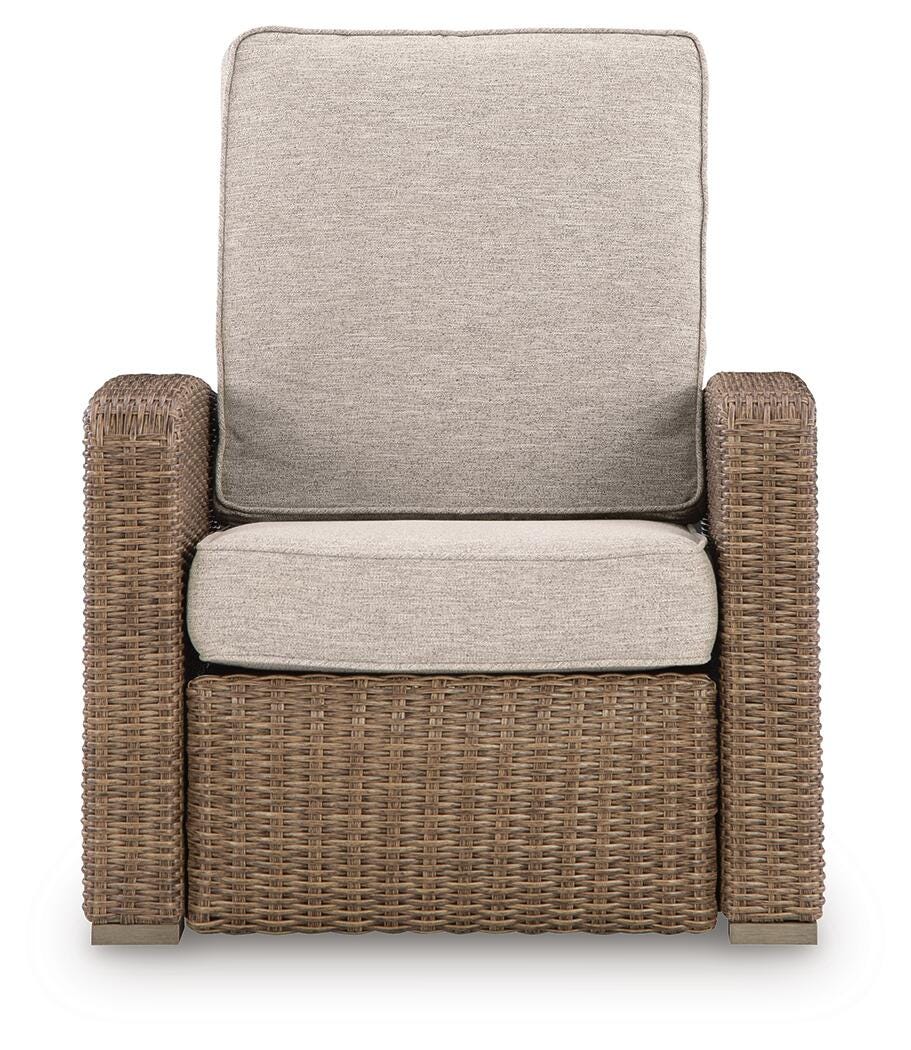 Revare Beach Beige Outdoor Recliner