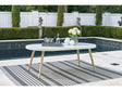 Seton Creek Gray Outdoor Oval Dining Table - Ornate Home