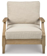 Clare View Beige Outdoor Sofa, Loveseat and 2 Lounge Chairs