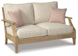 Clare View Beige Outdoor Sofa, Loveseat and 2 Lounge Chairs