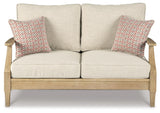 Clare View Beige Outdoor Sofa, Loveseat and 2 Lounge Chairs