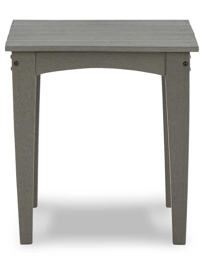 Visola Gray Outdoor End Table - Ornate Home
