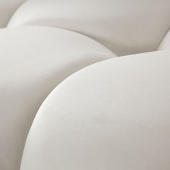 Paloma Cream Velvet Reversible 4-Pc Sectional - Ornate Home