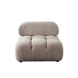 Paloma Mink Tan Velvet 3-Pc Sofa - Ornate Home
