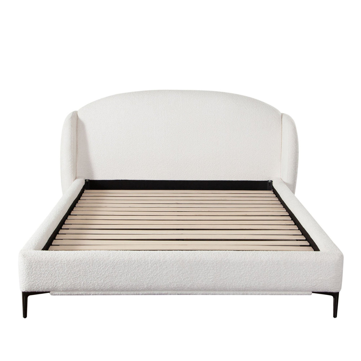 Path White Shearling Bed - Ornate Home