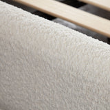 Path White Shearling Bed - Ornate Home