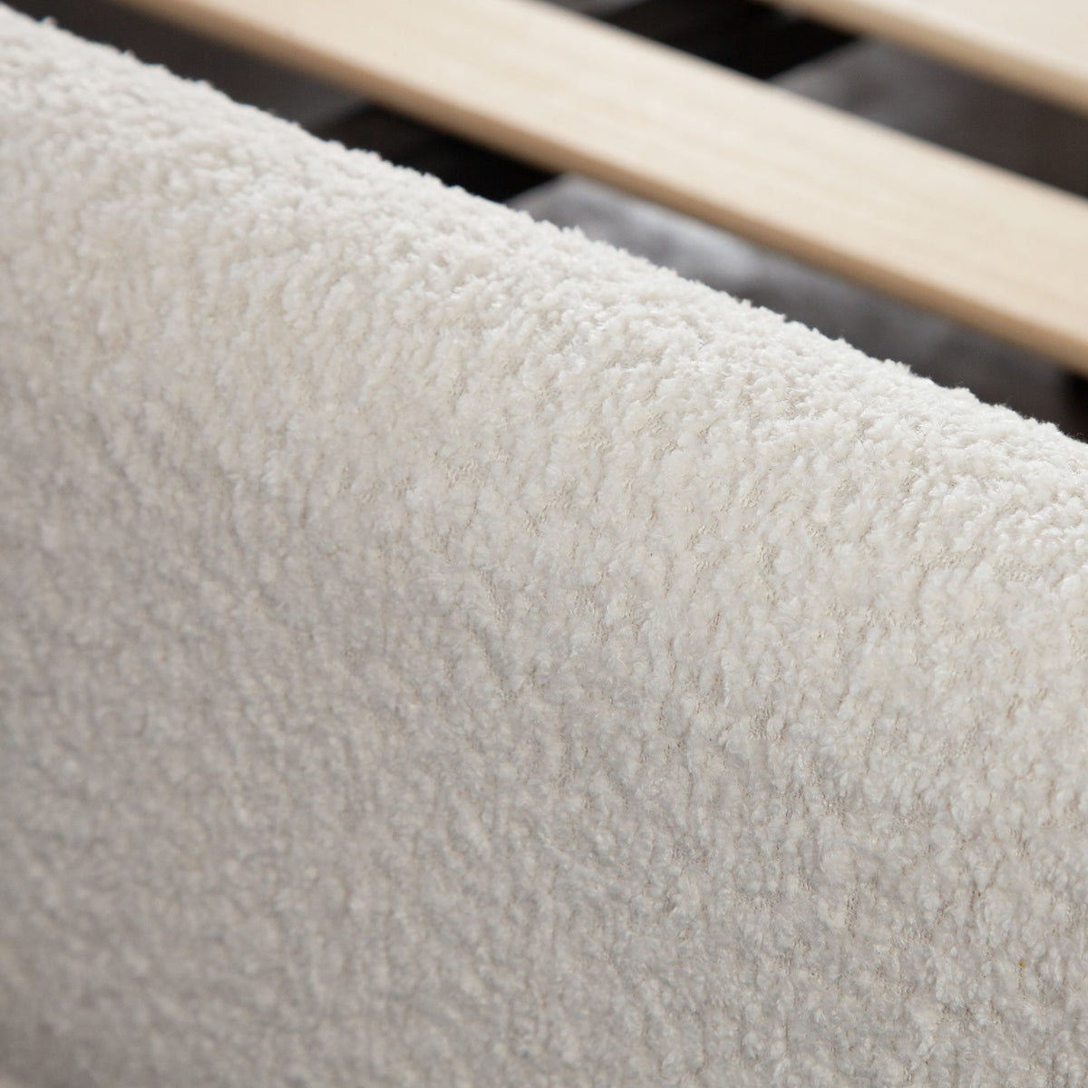 Path White Shearling Bed - Ornate Home