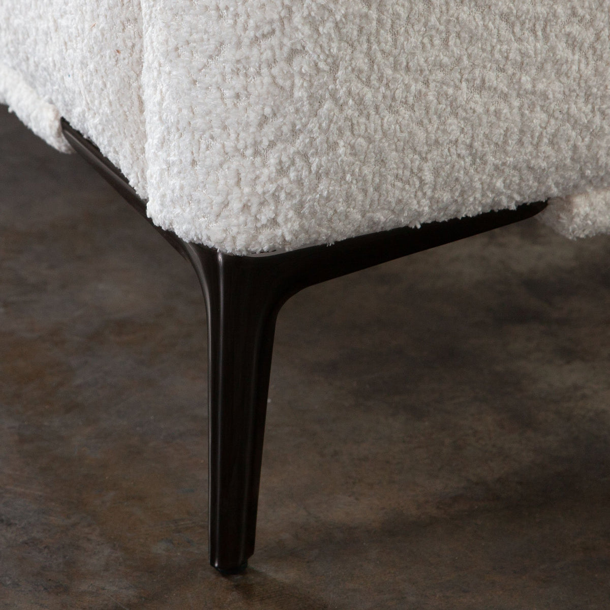 Path White Shearling Bed - Ornate Home