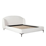 Path White Shearling Bed - Ornate Home