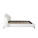 Path White Shearling Bed - Ornate Home