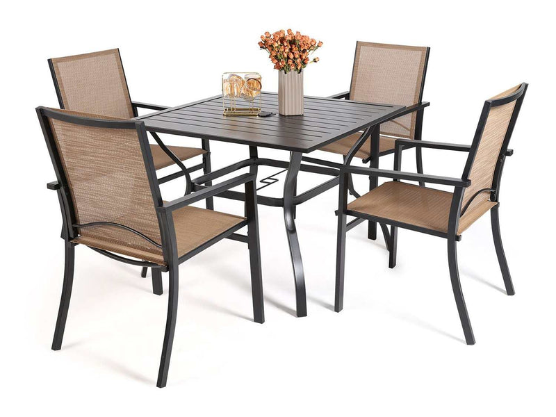 Isla Outdoor Dining Set / 5pc - Ornate Home