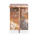 Blair Orange Levante Marble Accent Table