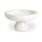 Palermo White Marble Pedestal Bowl