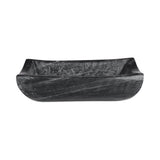 Piero Black Basin Marble Bowl