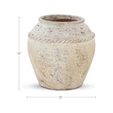 Amai White Clay Pot