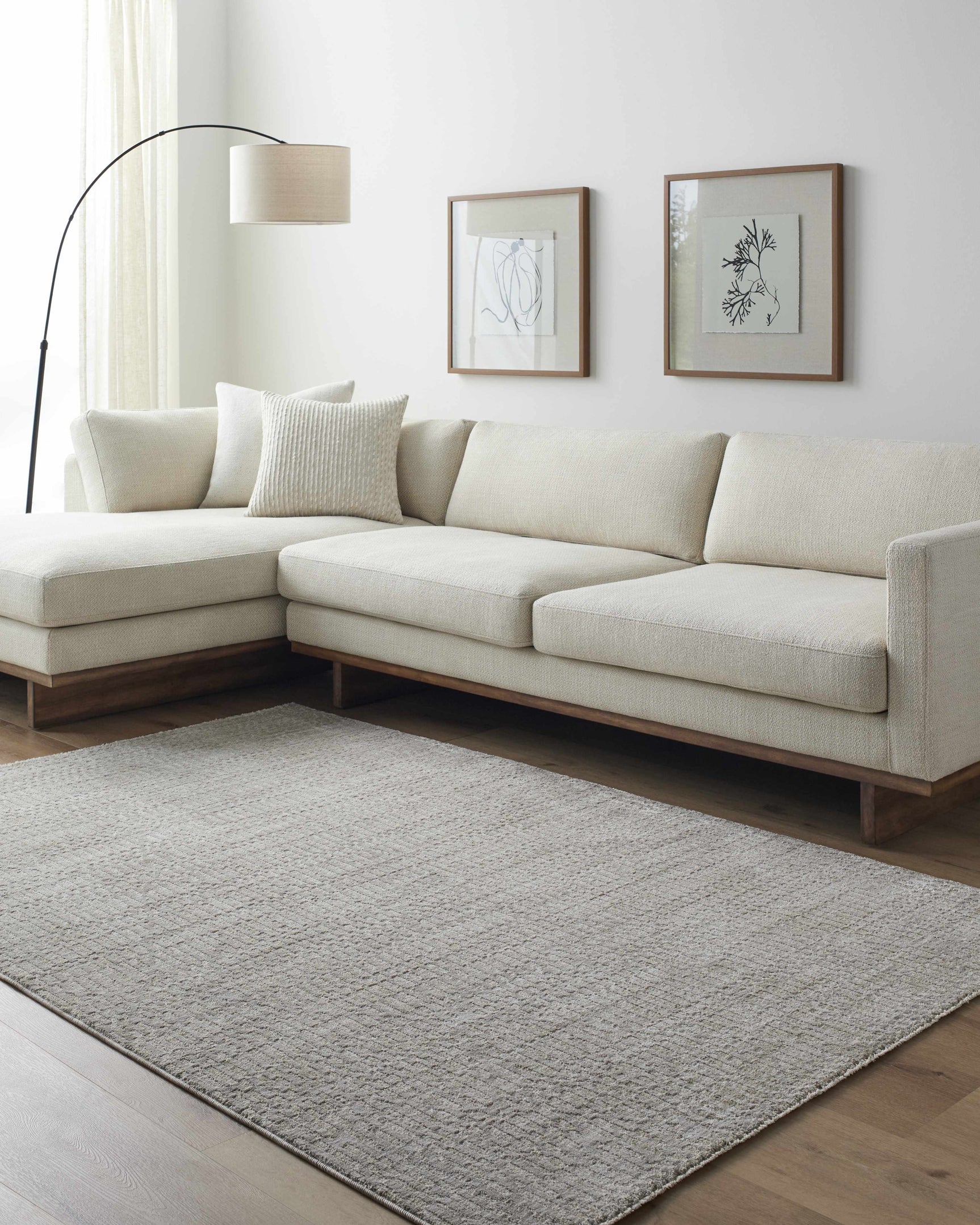 Pabla Light Gray Area Rug - Ornate Home