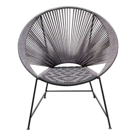 Pablo Black/Grey Accent Chairs (Set of 2) - Ornate Home