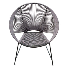 Pablo Black/Grey Accent Chairs (Set of 2) - Ornate Home