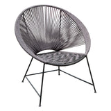 Pablo Black/Grey Accent Chairs (Set of 2) - Ornate Home