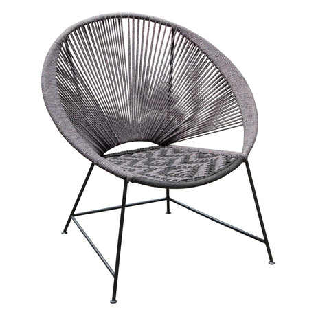 Pablo Black/Grey Accent Chairs (Set of 2) - Ornate Home