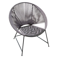 Pablo Black/Grey Accent Chairs (Set of 2) - Ornate Home