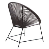 Pablo Black/Grey Accent Chairs (Set of 2) - Ornate Home