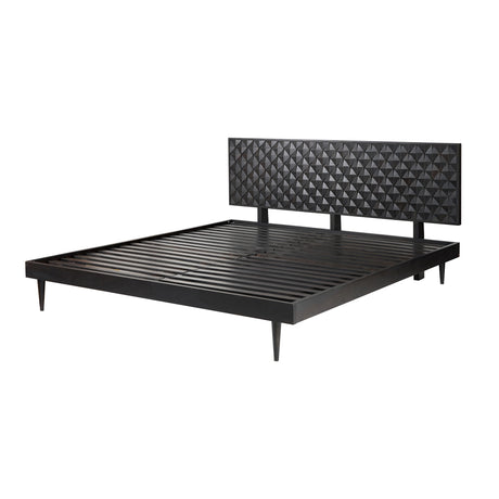 Pablo Black King Bed - Ornate Home