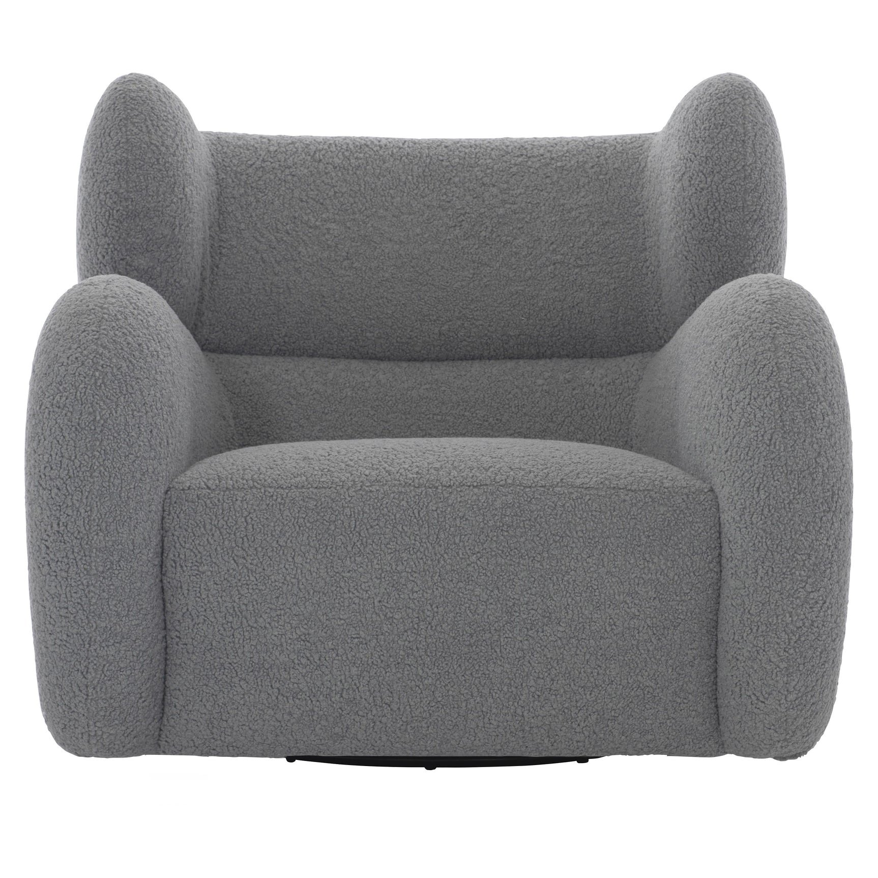 Pablo Grey Fabric Swivel Chair - Ornate Home
