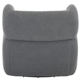 Pablo Grey Fabric Swivel Chair - Ornate Home