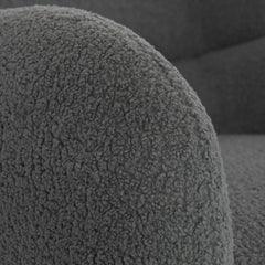 Pablo Grey Fabric Swivel Chair - Ornate Home