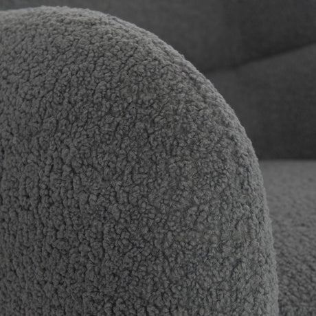 Pablo Grey Fabric Swivel Chair - Ornate Home