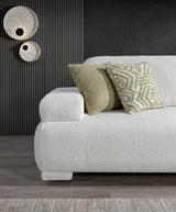 Pablo White Loveseat - Ornate Home