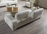 Pablo White Loveseat - Ornate Home