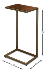 Pablon Brown End Table - Ornate Home