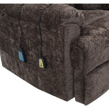 Pacay Brown Chenille Power Recliner - Ornate Home
