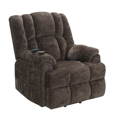 Pacay Brown Chenille Power Recliner - Ornate Home