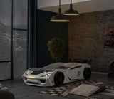 Pacefinder White Car Bed - Ornate Home