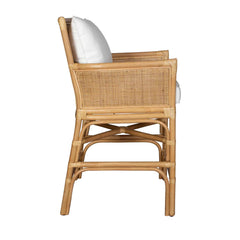 Pacific Brown/White Rattan Counter Stool - Ornate Home