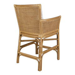 Pacific Brown/White Rattan Counter Stool - Ornate Home