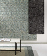 Padada Green Bordered Cream Wool Rug - Ornate Home