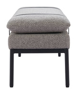 Padd Gray Bench - Ornate Home