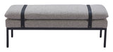 Padd Gray Bench - Ornate Home