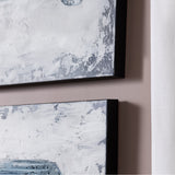 Paddles Up Blue/White Canvas