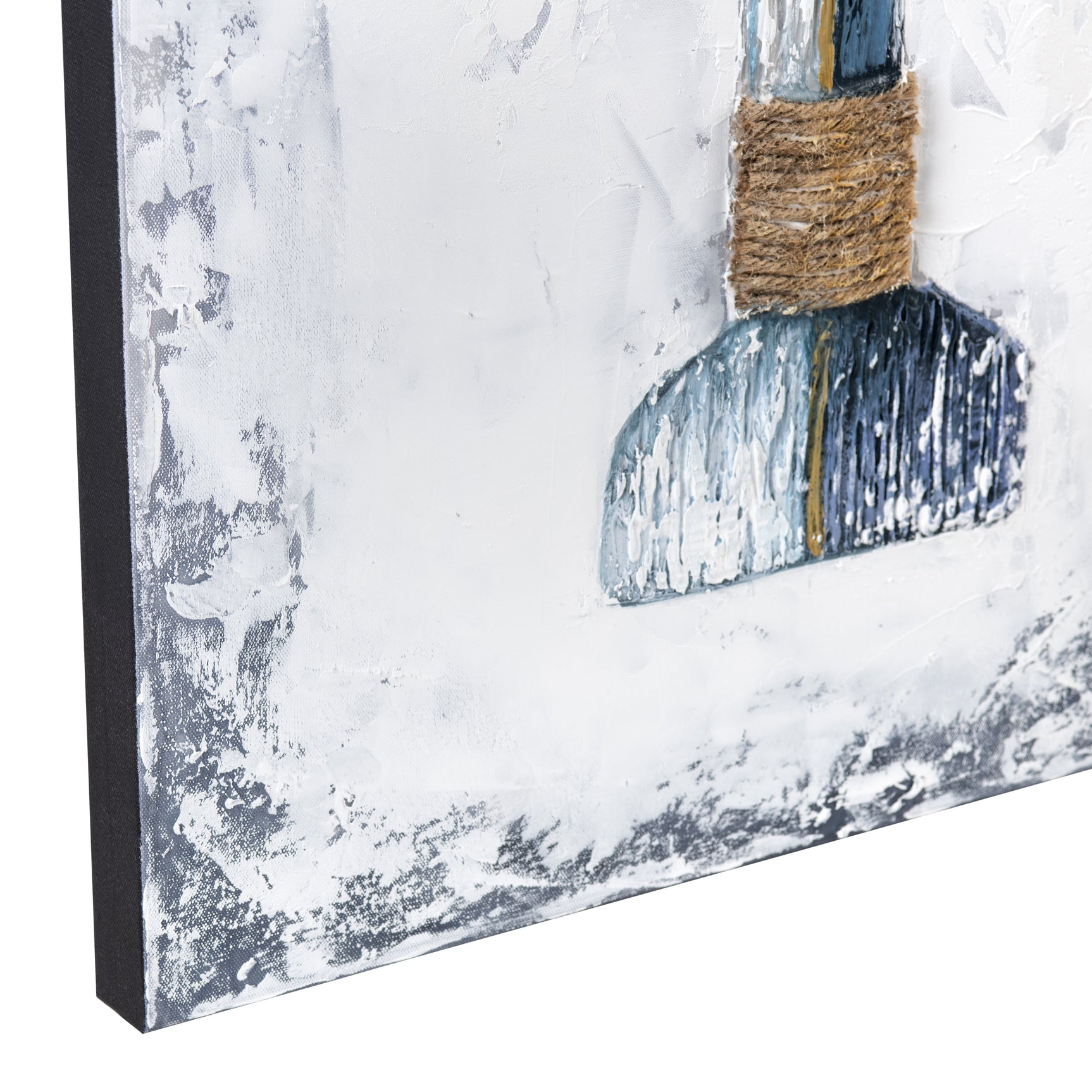 Paddles Up Blue/White Canvas