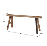 Paddock Woodtone Rustic Bench - Ornate Home