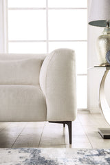 Paderborn Linen White  Left Chaise Sectional - Ornate Home