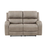 Pagosa Brown Double Reclining Loveseat - Ornate Home