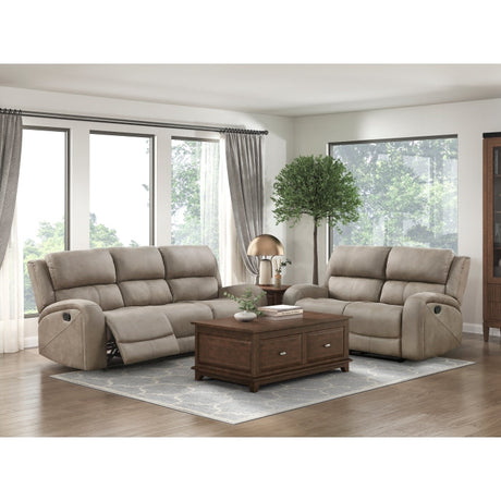 Pagosa Brown Double Reclining Loveseat - Ornate Home