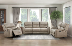 Pagosa Brown Double Reclining Sofa - Ornate Home