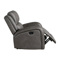 Pagosa Dark Gray Rocker Reclining Chair - Ornate Home